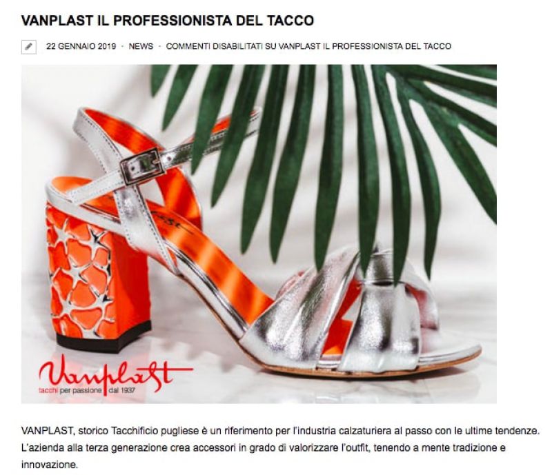 Vanplast protagonista su Style Moda in Pelle